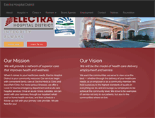 Tablet Screenshot of electrahospital.com